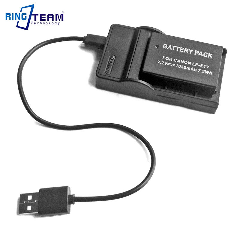 Lpe17 Lp-e17 Battery & Usb Charger (2-in-1) For Canon Cameras Eos Rebel T6i  750d T6s 760d M3 M5 T6s 8000d Kiss X8i 77d 200d - Battery Packs - AliExpress