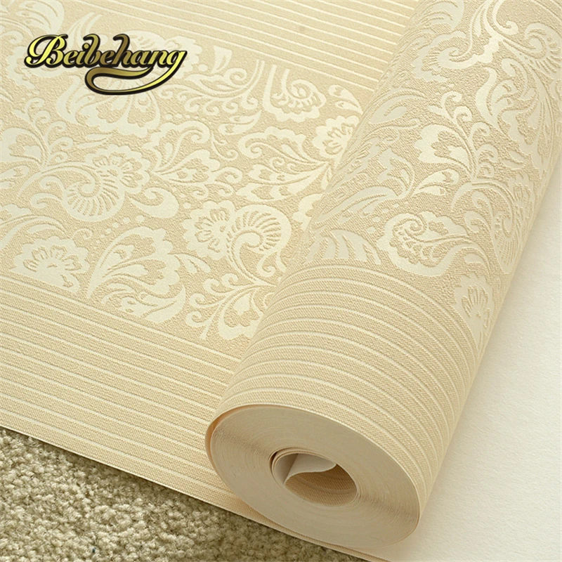 beibehang Modern minimalist vertical stripes flocking 3D stereoscopic study bedroom living room wallpaper shop for the corridor beibehang Modern minimalist vertical stripes flocking 3D stereoscopic study bedroom living room wallpaper shop for the corridor