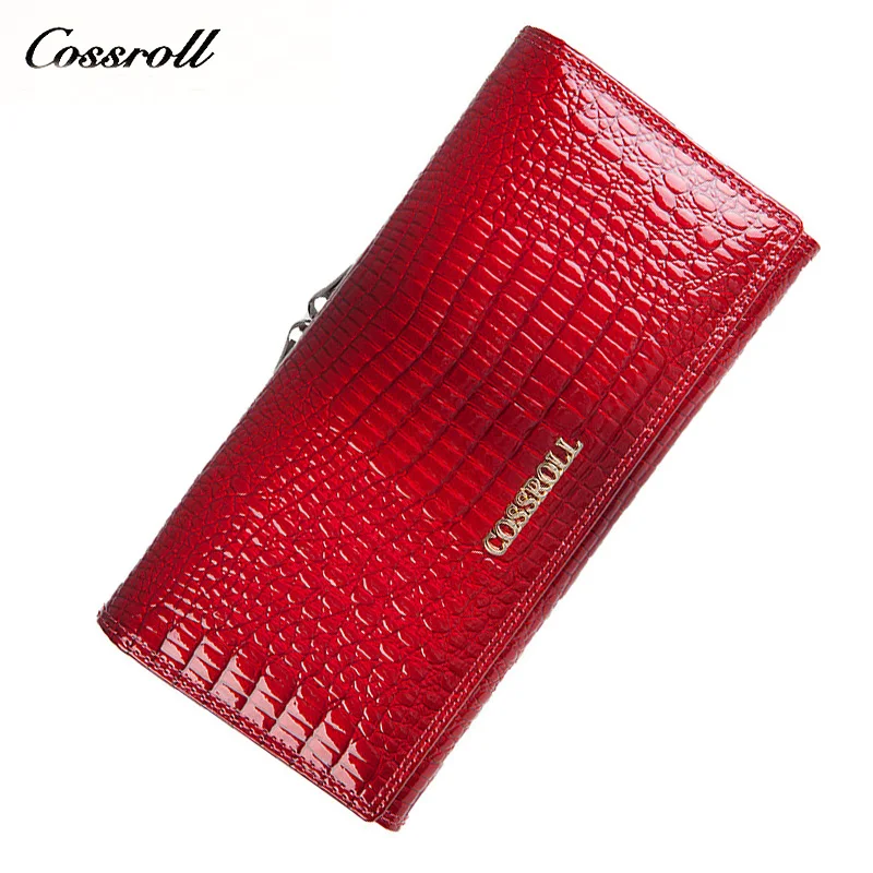 Women Wallets Brand Design High Quality Leather Wallet Female Hasp Fashion Dollar Price Alligator Long Women