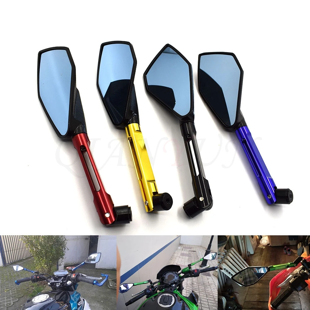 

CNC Aluminum Universal Motorcycle Rearview Side Mirror for R1 R6 ZX CBR GSXR HONDA suzuki Yamaha Kawasaki BMW