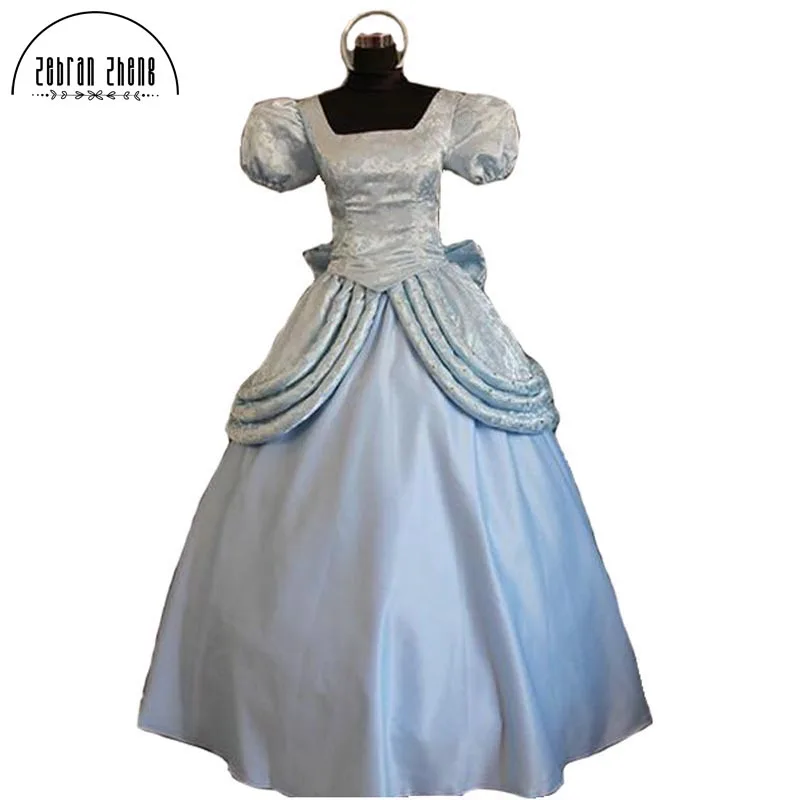 Nejlepší luxusní kostým Cinderella princezna pro dospělé dámy dámské pohádkové Cosplay kostým pro halloween party