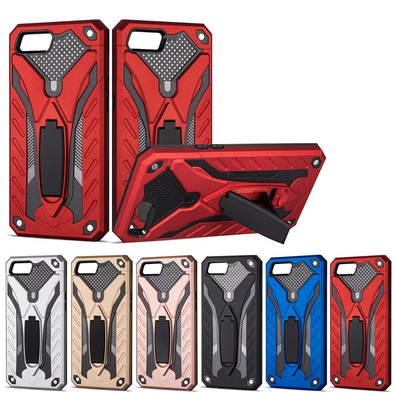 

Stand Case For OPPO A1K Shockproof Armor Rubber Silicone Hard Back Cover For OPPO C2 Luxury Rugged Protective Phone Shell Coque