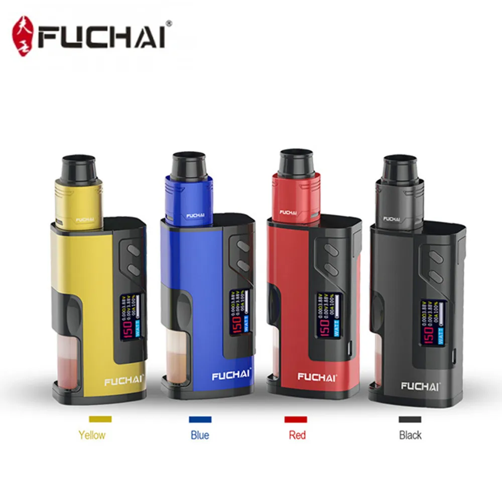Fuchai 213 Squonk комплект емкостью 5 мл 150 Вт коробка мод электронная сигарета Питание от