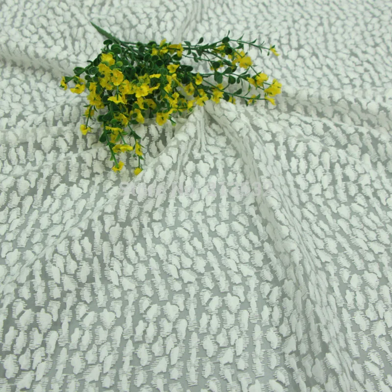POp70-56 textiles boutique white processing fabric embroidery cloth lace sewing cotton elegant |