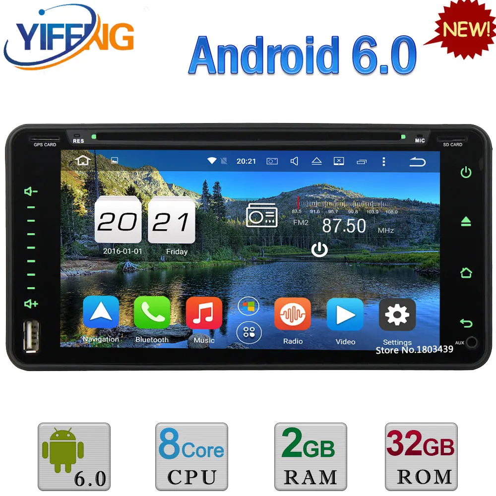 Android 6 0 2DIN Octa Core 2GB RAM DAB font b Car b font DVD Player