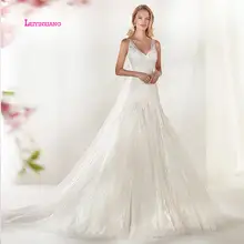 LEIYINXIANG 2019 свадебное платье невесты платье Vestido De Noiva Sereia халат сексуальное роскошное бальное платье Элегантные аппликации без спинки