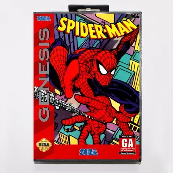 

Amazing Spider-Man vs. The Kingpin Game Cartridge 16 bit MD Game Card With Retail Box For Sega Mega Drive For Genesis