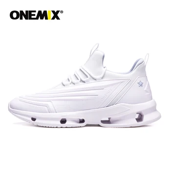 

Onemix Men's Running Shoes Black Grid DMX Breathable Designer Jogging Sneakers Senior Summer Sneakers