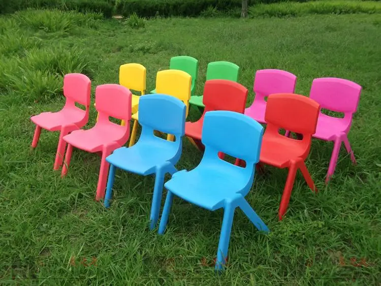 Thick Plastic Chairs Nursery Children Preschool Safety Small Chair