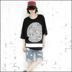 New Style Bat Sleeve T font b Shirt b font Male Retro Europe And The British