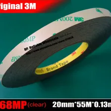 20 мм* 55 м* 0,13 мм) 3 м 468MP 200MP клеящим материалом для графические приложения переключатель мембраны, для телефона из поликарбоната с табличка бумага для заметок на клейкой прозрачная клейкая пленка