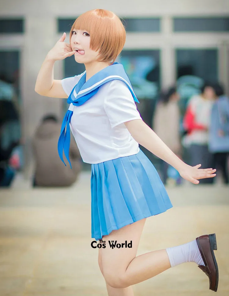 Kill LA Kill Mankanshoku Mako Sailor Cosplay Costume dress Skirt Chinese Size