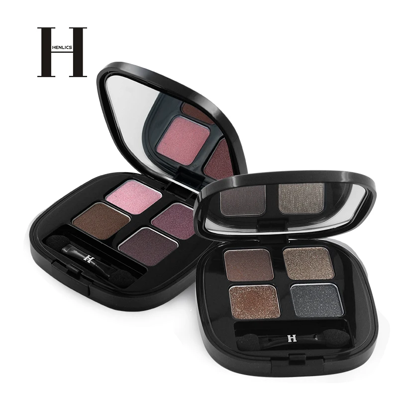 HENLICS Shimmer eye shadow palette легкая в ношении стойкая блестящая палитра теней для век пигмент телесного цвета водонепроницаемые тени для век