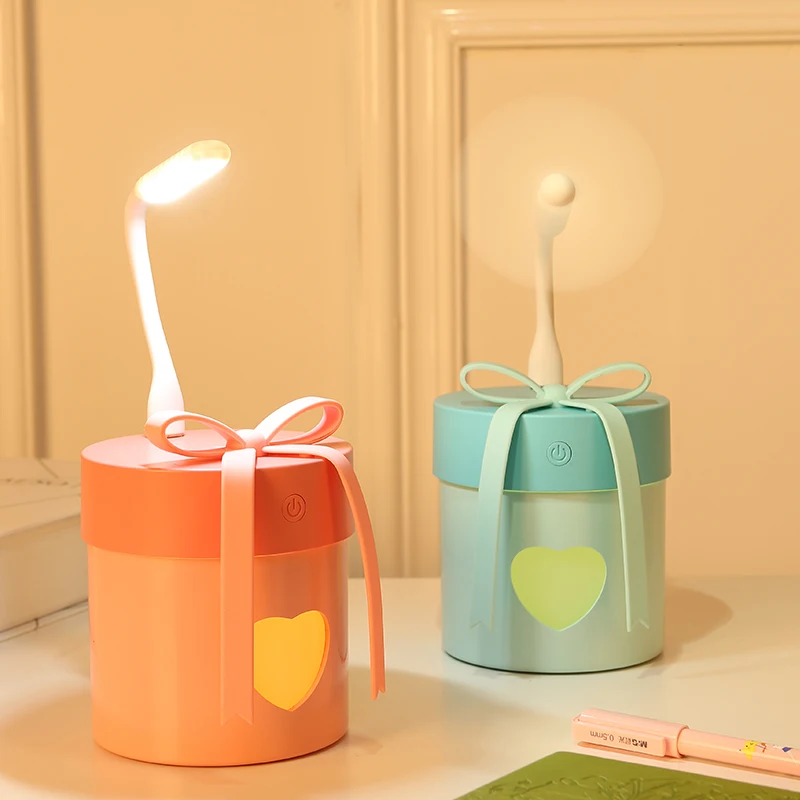 3 in 1 Aroma Essential Oil Diffuser Ultrasonic Gift box Humidifier Air Purifier LED Night Light USB Fan Car air freshener