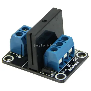 

WQScosea Q8S-102 DC 5V 1 Channel High Level Signal Trigger SSR G3MB-202P Solid State Relay Module 240V 2A with Resistive Fuse