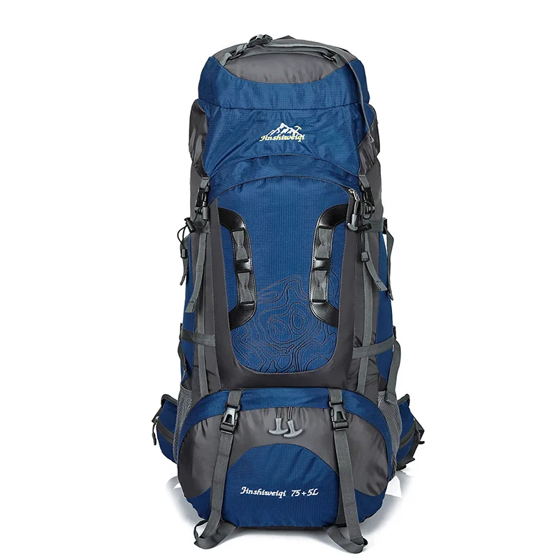 

75+5L Extra Large Capacity Backpack Lightweight Water-resistant Hiking Travel Backpack for Men Women Camping Trekking Touring