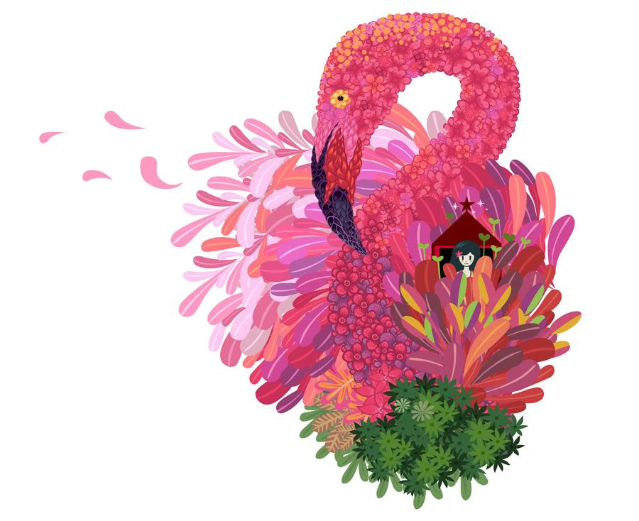 5D поделки алмазов картина Фламинго вечерние украшения дома Алмазная мозаика пользовательские фото-и Прямая