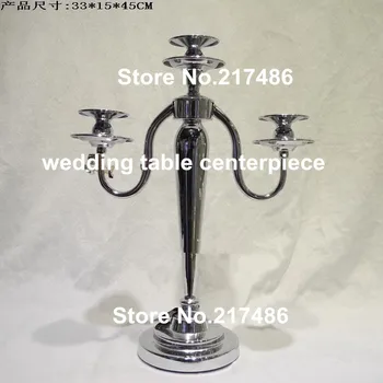 

Tall 3-Arms mental candlestick Candelabra for wedding