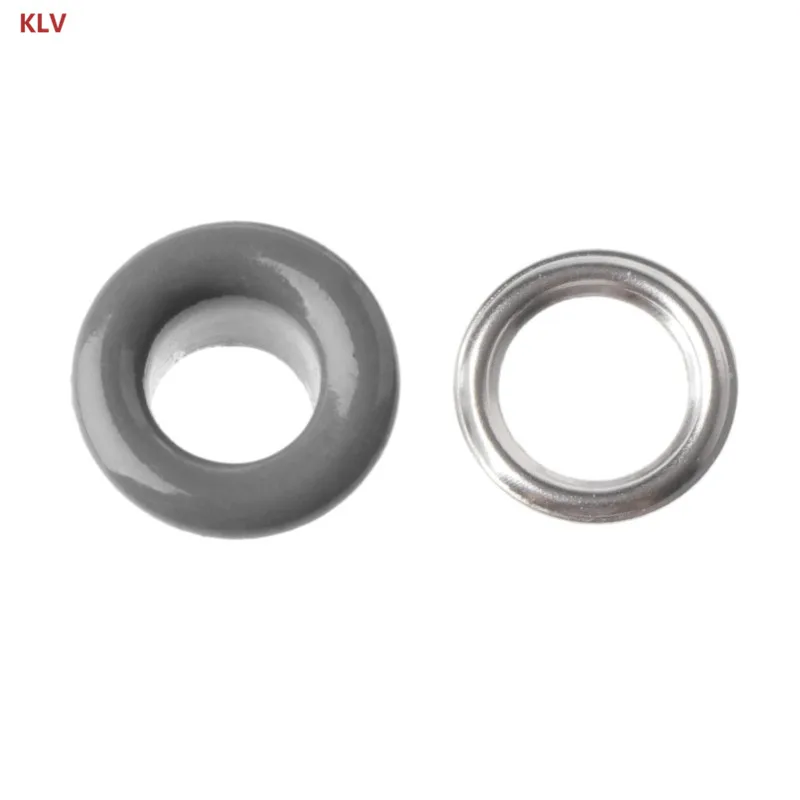 KLV 100 компл./упак. люверсы заклепки DIY Buttonhole металлические украшения для одежды пряжки короны многоцветный DIY ремесло аксессуары