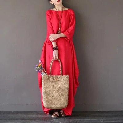 Красное Платье Оверсайз фото 11