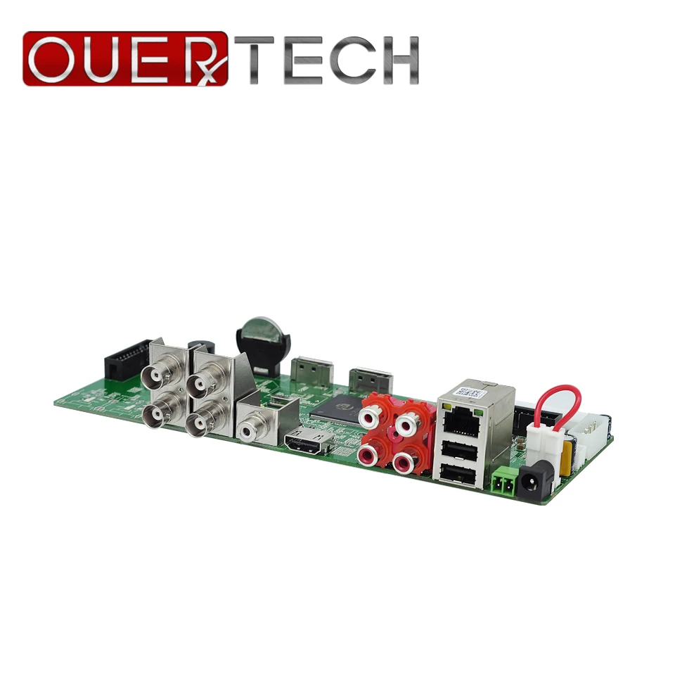 

OUERTECH AHD CVI TVI IP CVBS 5 in1 4CH 4MP DVR board 4CH RCA Audio IN 2 SATA HDD Port ONVIF Surveillance CCTV DVR Main board