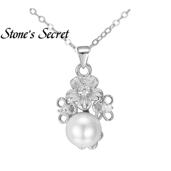 

Pearl Pendant Necklace for Women 925 Sterling Silver Necklace Fine Jewelry
