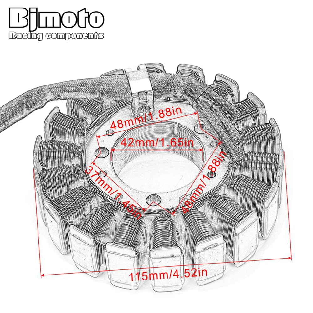 BJMOTO 5PW-81410-00 Мотоцикл Магнето зажигания статора катушки для Yamaha YZF R1 YZF-R1 2002-2003 мотоциклов генератор