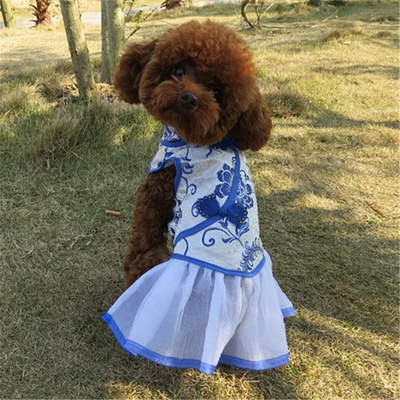 Китайский стиль, маленькая одежда для кошек, платья, одежда для домашних животных, костюм куртка для собаки, аксессуары huisdier animaux chat