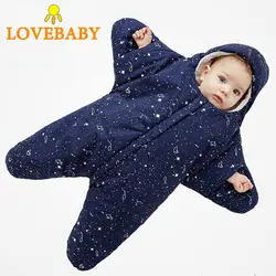 Iiilovebaby детский спальный мешок зима лето 100% хлопок Newbron для коляски конверт для ребенка одеяло из муслина Saco de Dormir