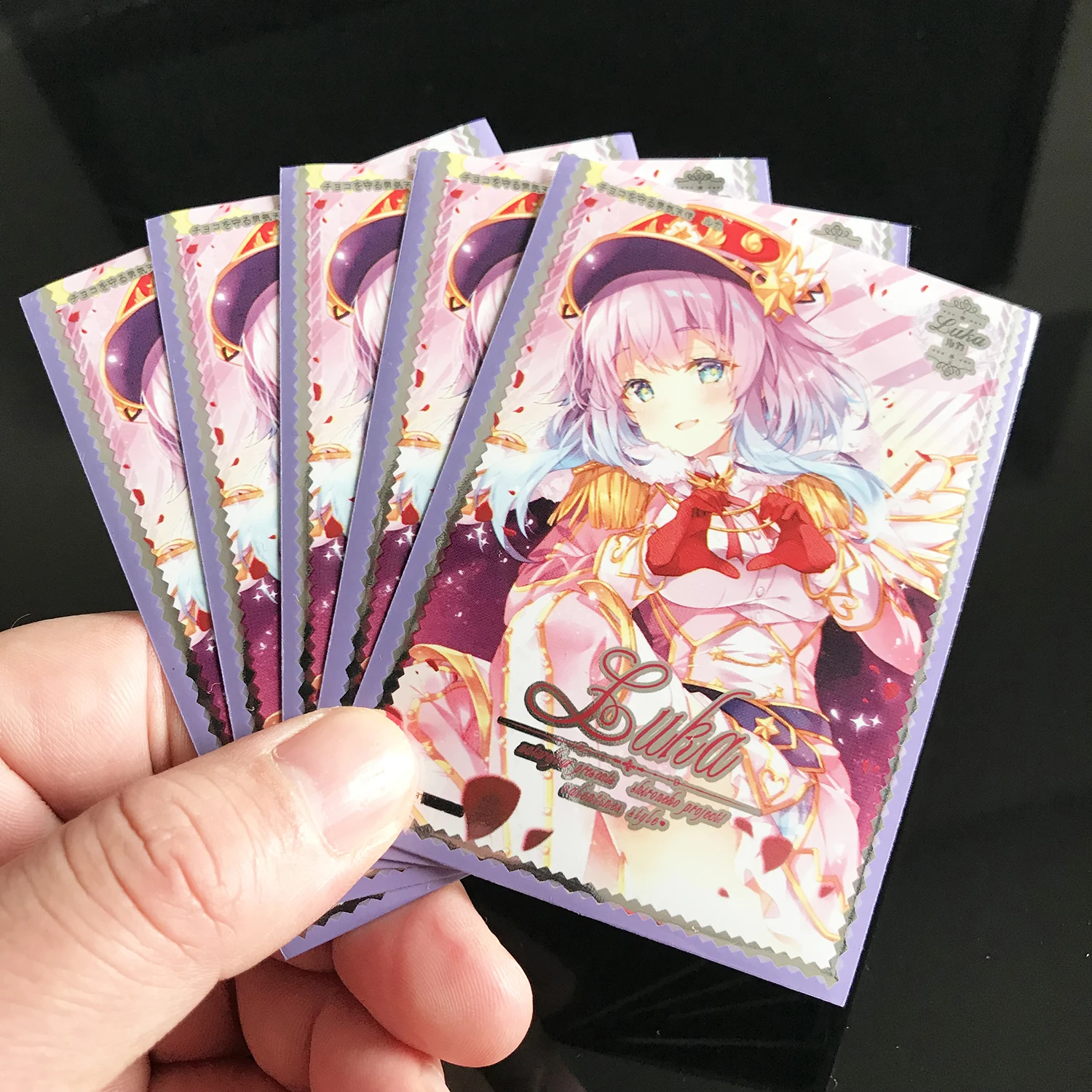 1ピース ロット美しいアニメ女の子カードトレーディングカードのtcgカードホルダーシールドマジックmgt Ygo Cfvシャーロットチノルカ Playing Cards Aliexpress