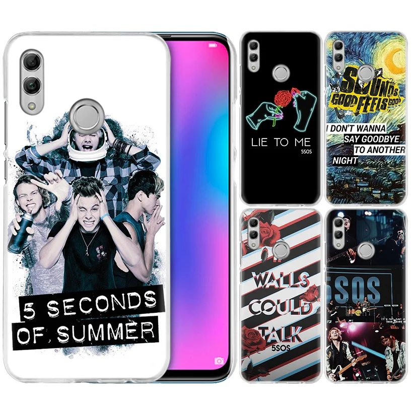 

5 Seconds Of Summer Case for Huawei Honor 8X Y9 9 10 Lite Play 8C 8S 8A Pro V20 20i 10i Y6 Y7 2019 Hard PC Fundas Phone Cover