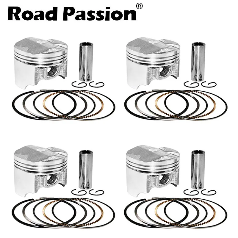 4 Sets 55mm Мотоцикл 55 мм STD~ 150 комплект поршневых колец для Honda CB400 CB1 VTEC 400 I II III IV CB400SF CBR400 CBR23 VFR400 VFR 21 24 30 - Цвет: 4 Sets 55mm