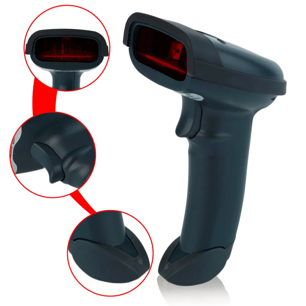 

High Sensitive Wireless USB Laser Bar Code Scanner Reader One Dimensional Bar Code Scanner Mobile Payment for Supermarkets