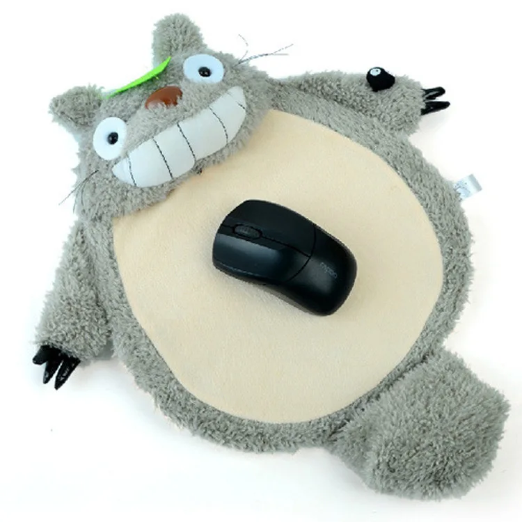 Кукла Ghibli Miyazaki Hayao My neighter Totoro totoro с листьями коврик для мыши улыбка зуб Yi|tooth|tooth mouse