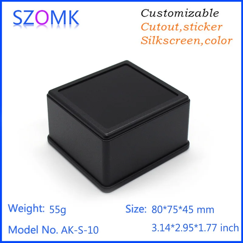plastic enclosure for electronics control box szomk diy enclosure junction box plastic housing small abs instrument enclosure distribution box black plastic box enclosure electronics case   (3).jpg