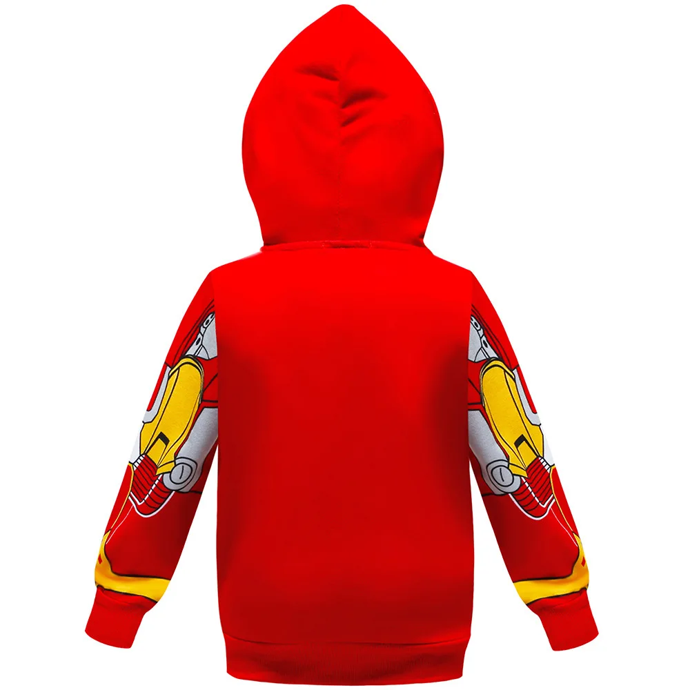 Batman Thor Superman Boys Hoodies The Avengers Captain America Iron Man Sweatshirt Coat For Boy Girls Autumn Minnie Kids Clothes