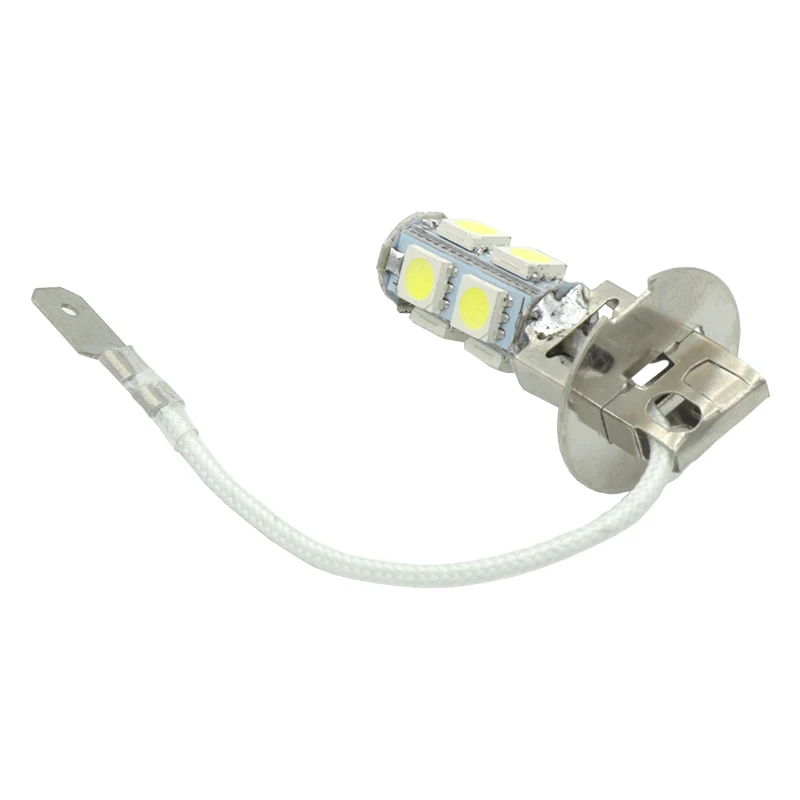 2 шт. H1 H3 5050 9SMD светодиодный DC12V автомобильный противотуманный светильник, светодиодный дневной ходовой светильник, белые автомобильные лампы 6500K