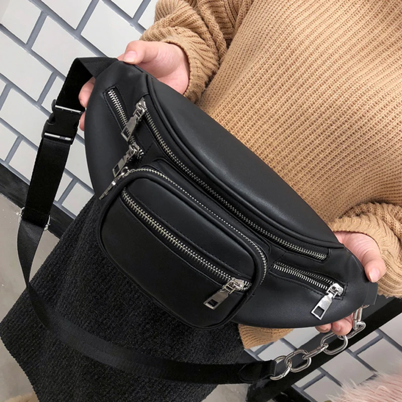 Унисекс поясная сумка модная женская сумка на плечо из искусственной кожи однотонная повседневная сумка-мессенджер через плечо сумка-хобо Новинка