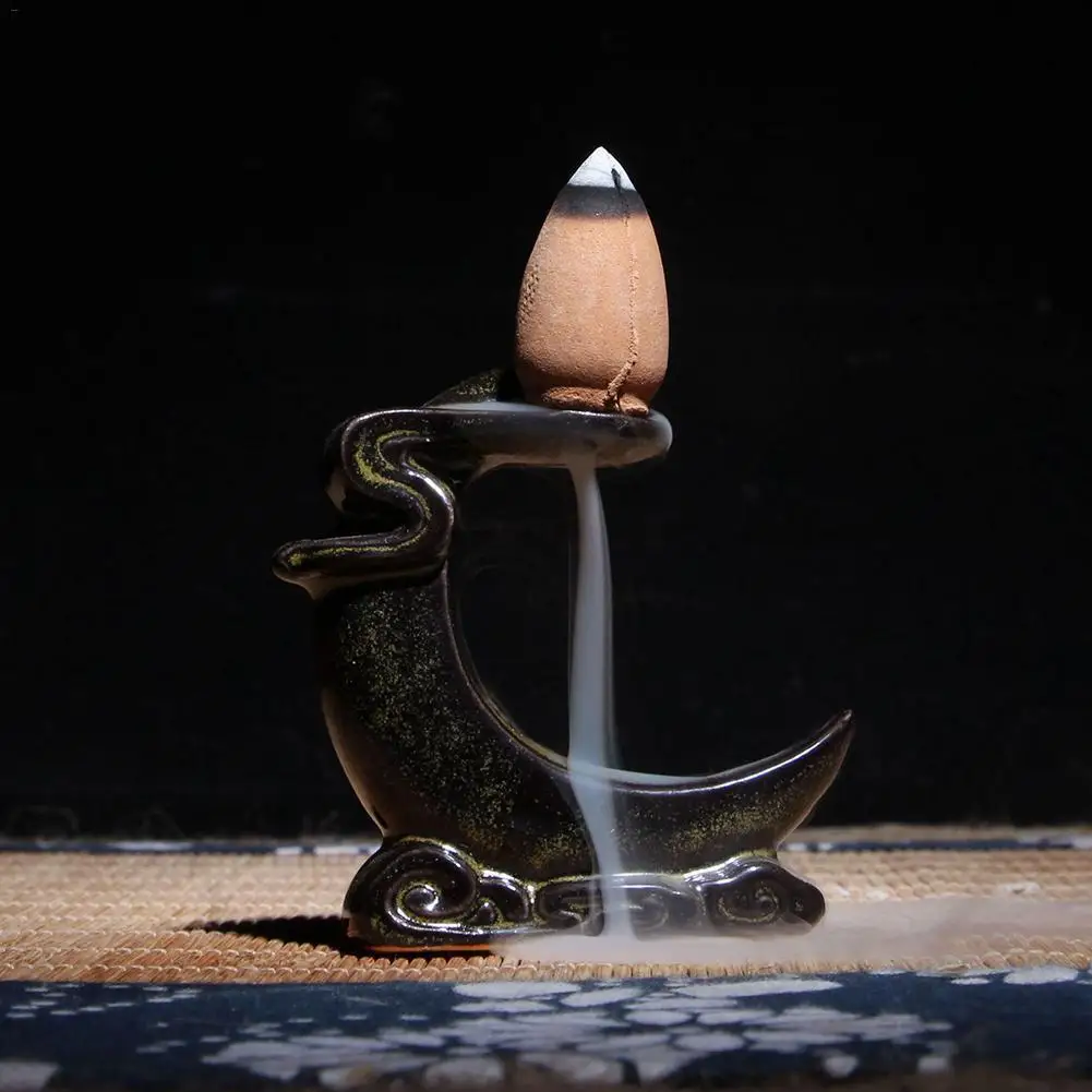 Incensory Buddha statue Incense cones Ceramic Censer Incense holder