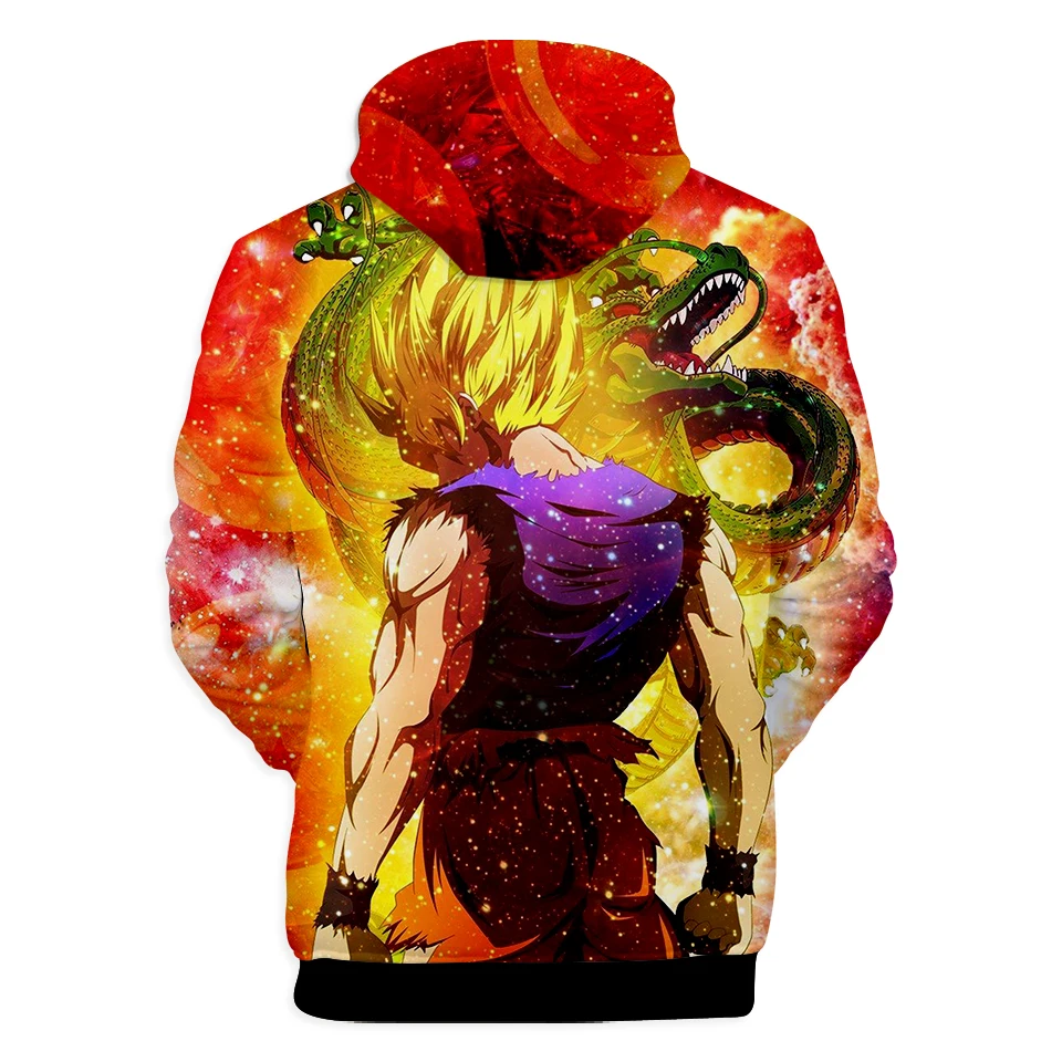 Hot Sale Dragon Ball Z 3D Hoodies Men/Women Harajuku Style Sweatshirt poleron Dragon Ball Anime Hoodie Pullover Streetwear