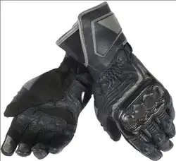 Бесплатная доставка 2018 Dain Druid D1 Длинные мужские кожаные мотоциклетные перчатки черные гоночные перчатки мотоцикл/велосипед перчатки
