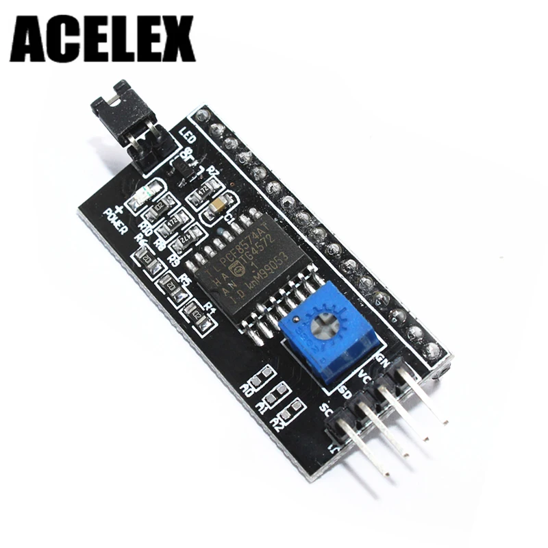 1pcs Serial Board Module Port IIC/I2C/TWI/SPI Interface Module 1602 LCD Display цена 1pcs Serial Board Module Port IIC/I2C/TWI/SPI Interface Module 1602 LCD Display цены онлайн