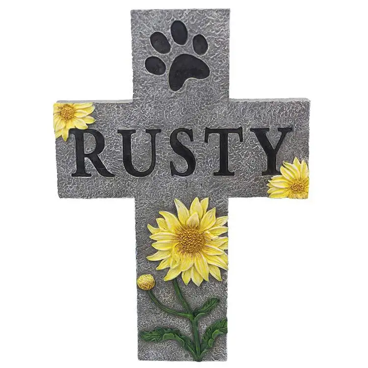 

Pet Monument, Pet Tombstone, Acrylic Pet Monument, Memory of Love，Cross-inscribed Tombstone