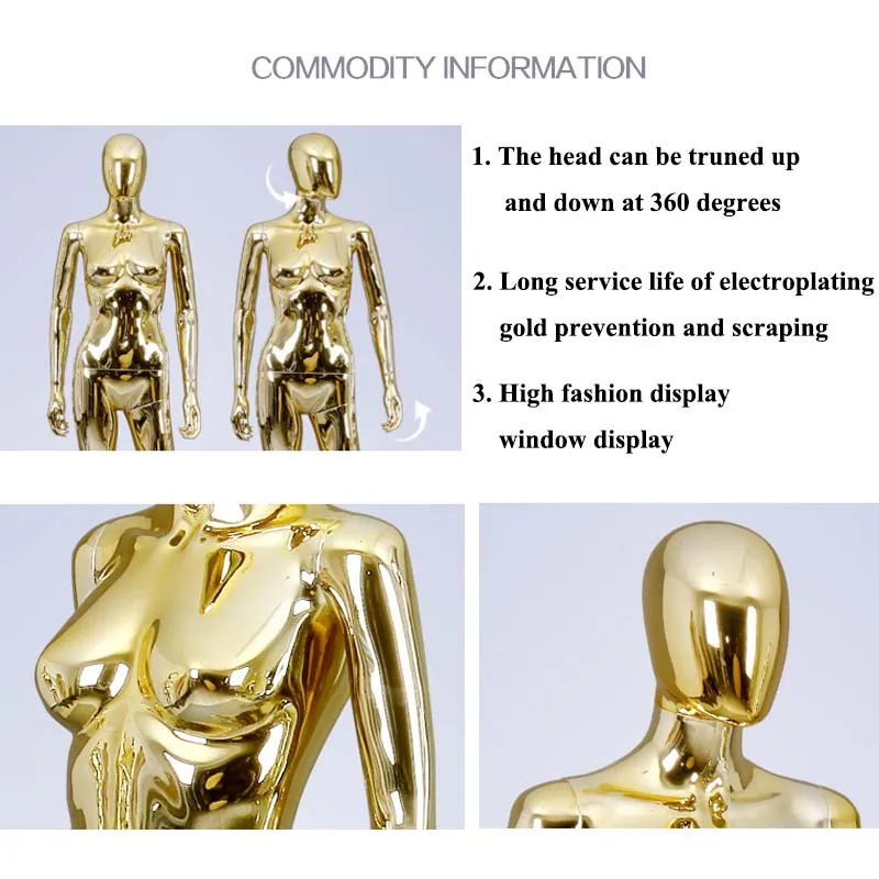 Electroplated gold model 3