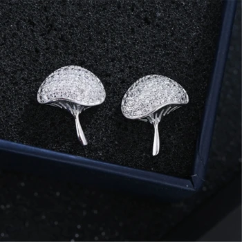 

Temperament Mushroom Korean Fashion Hypoallergenic 925 Sterling Silver Personality Female Earring SEA071