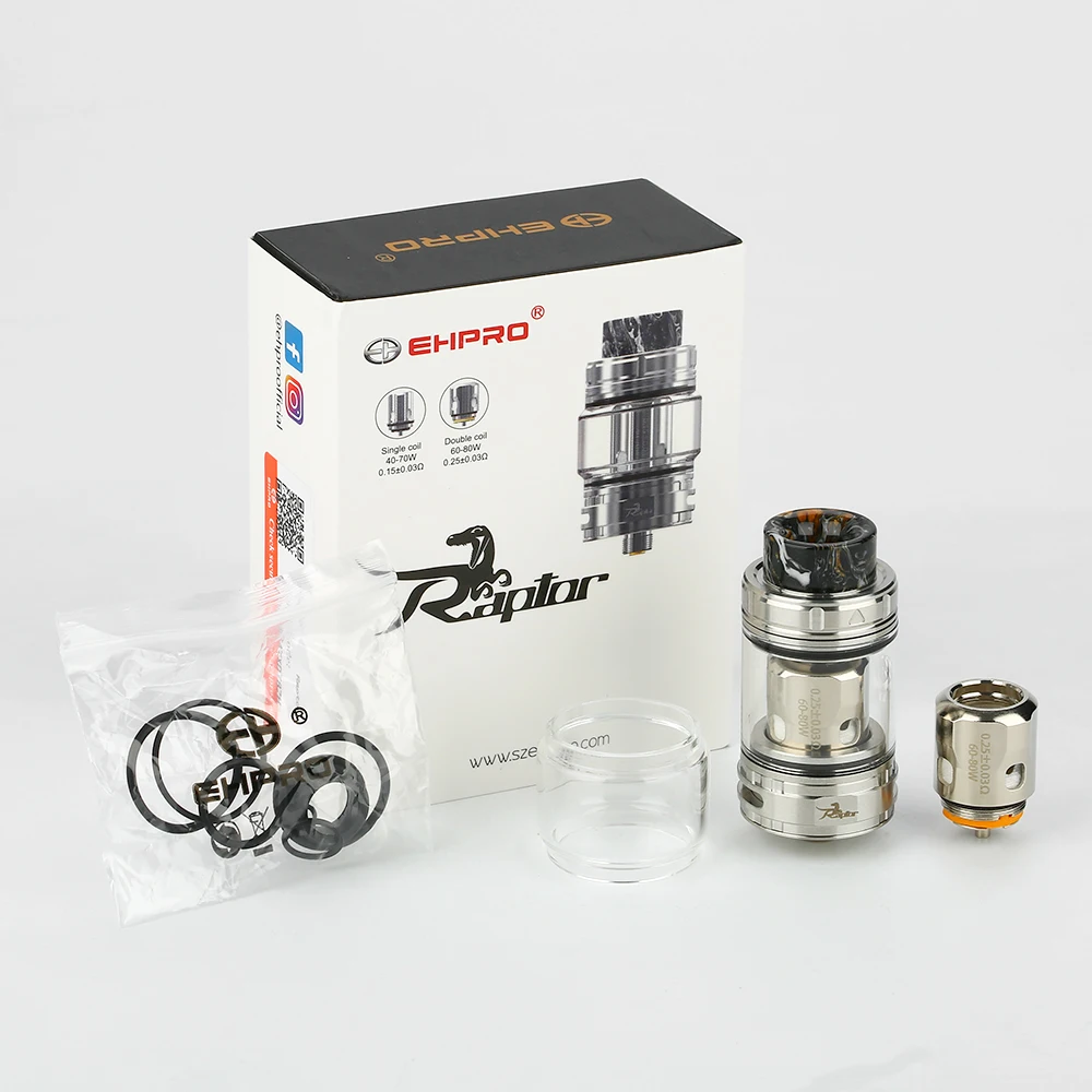 Новинка оригинальный атомайзер Ehpro Raptor Subohm для электронной сигареты подходит