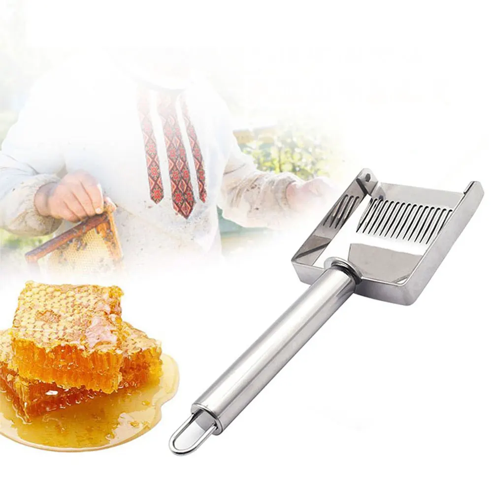 

Beekeeping Equipment Uncapping Scraper Honey Honeycomb Scraper Wooden Handle Tool Uncapping Fork Beekeeping