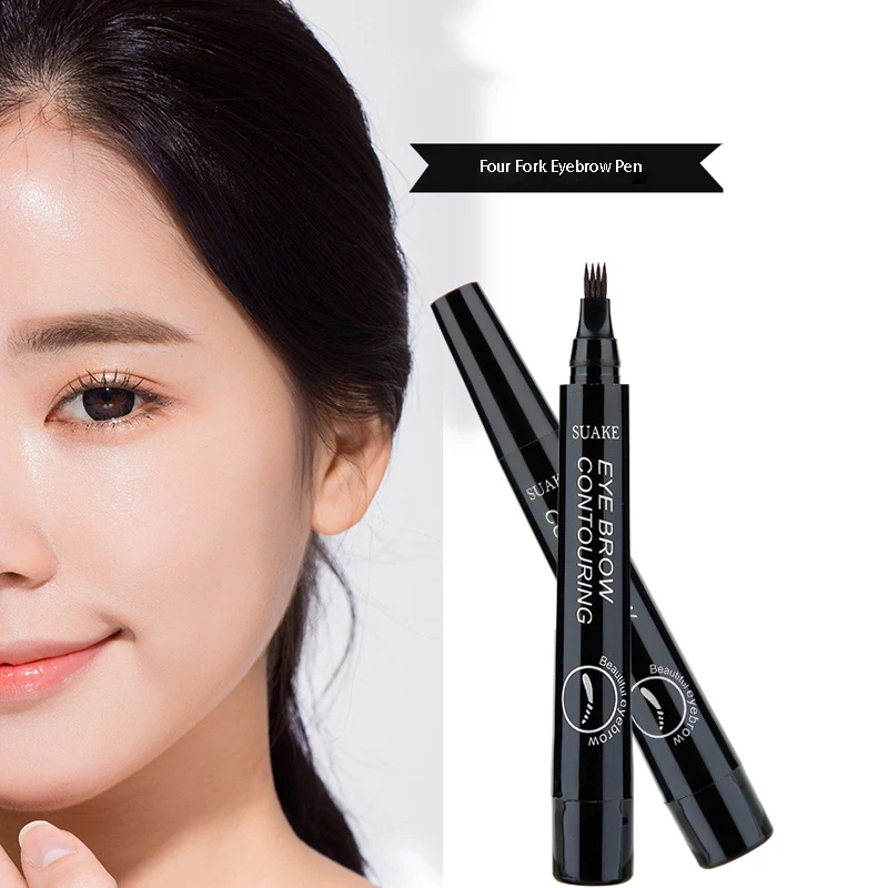 

Microblading Eyebrow Pen Waterproof Fork Tip Eyebrow Tattoo Pencil Long Lasting Professional Fine Sketch Liquid Eye Brow Pencil