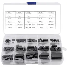140 adet anahtar stok çeşitleri 10mm x 12mm x 16mm x 20mm x 25mm x 30mm anahtarlık stok Keystock yuvarlak uçlu tüy anahtar paralel tahrik mili(China)