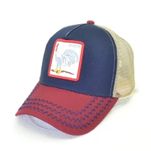 Модные Бейсбол Кепки для Для мужчин Для женщин летние сетчатые вышивка петух Trucker Bones Snapback хип-хоп шляпа Повседневное Casquette